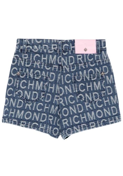 Pantaloncini in denim di cotone per bambine JOHN RICHMOND | RGP25122SH/ANDENIM